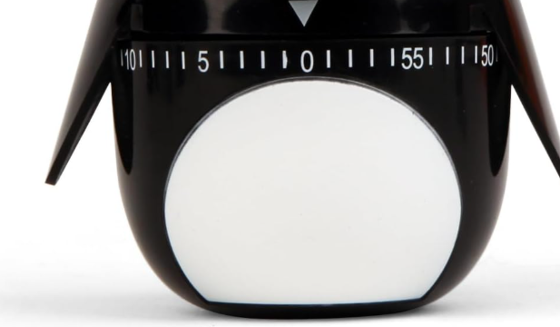Cute Penguin Kitchen Timer, 60-Minute Mechanical Cooking Timer, Fun Animal Egg Timer for Baking, Study, Classroom, Kids