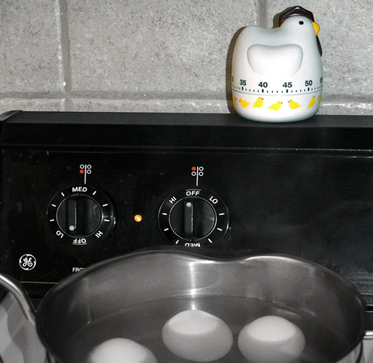 Cute Colorful Kitchen Timer, 60-Minute Mechanical Cooking Timer with Alarm, Fun Plastic Timer with Easy-to-Read Numbers, No Battery Required